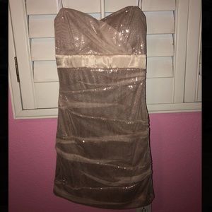 Mini form fitting dress